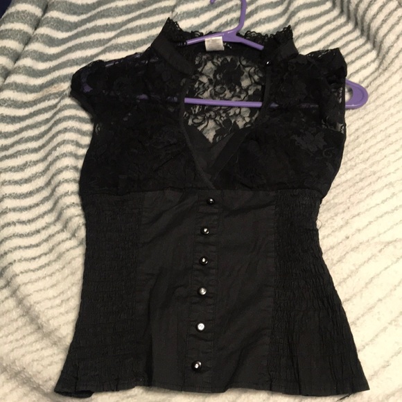 oh yes Tops - Victorian style Shirt